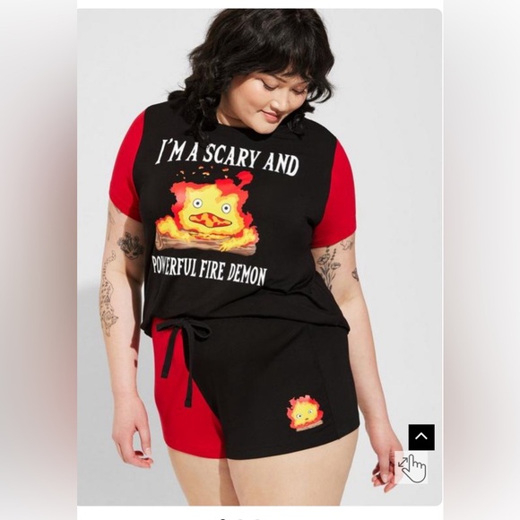 NWT Torrid studio Ghibli spirited away Calcifier sleep set size 3 - Picture 1 of 2